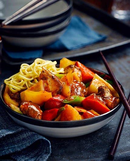 Slow-cooked sweet & sour chicken
