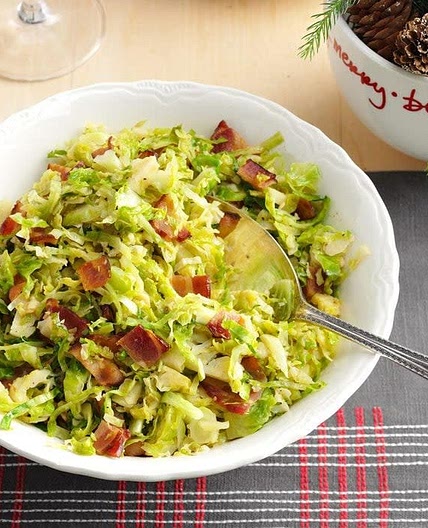 Brussels Sprouts with Bacon & Garlic