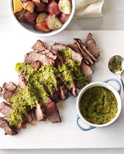 Steak with Chipotle-Lime Chimichurri