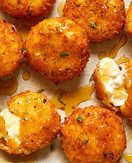 D'licious Hot Honey Mozzarella Bites