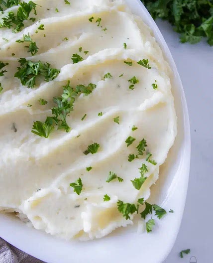 BOURSIN MASHED POTATOES - Julies Apron