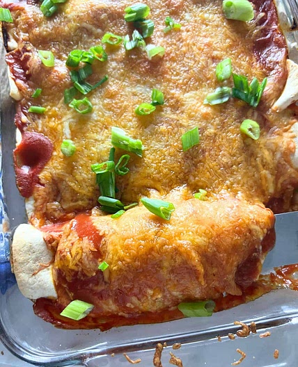 Healthy Baked Turkey Enchiladas
