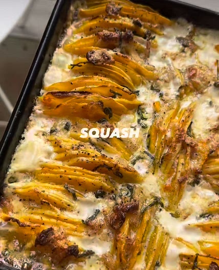 Squash Gratin with Gruyère + Sage