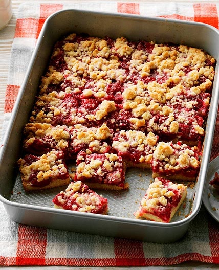 Raspberry Patch Crumb Bars