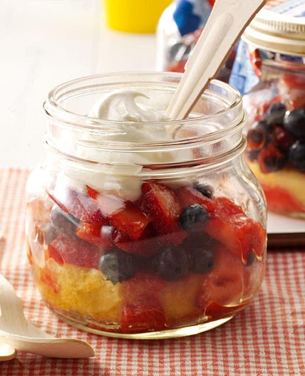 Picnic Berry Shortcakes