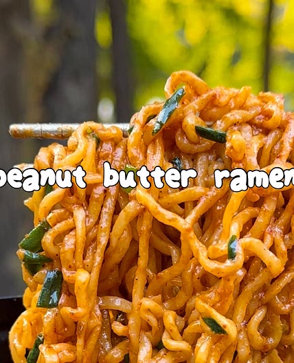My sister’s PB noodle recipe🥜