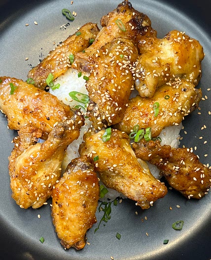 Air Fryer Orange Chicken Wings