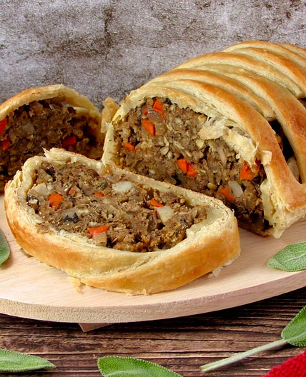 Veggie Lentil Wellington (Vegan!)