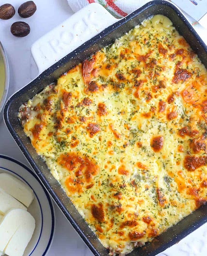 Low Carb Protein Halloumi Lasagne
