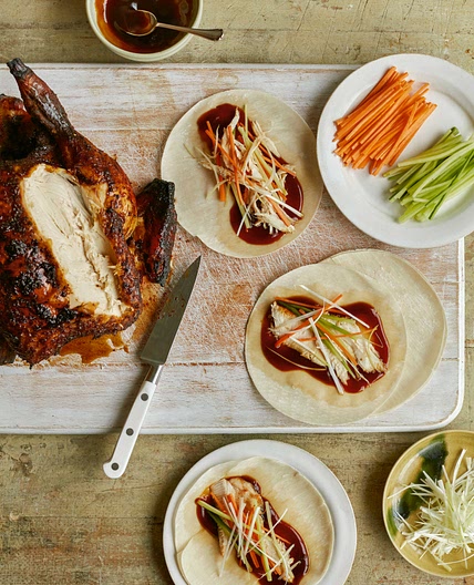 Mary Berry’s Hoisin Chicken with Pancakes
