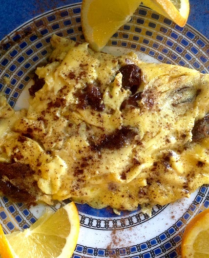 Date and Cinnamon Omelette