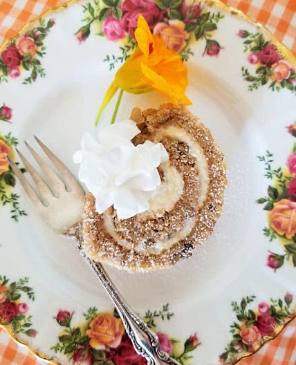 The 1785 Inn Pumpkin Cake Roll