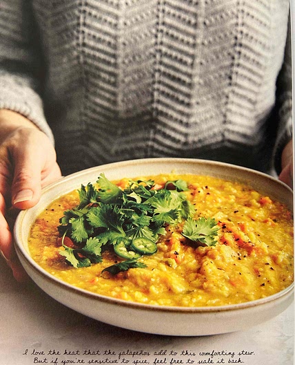 Spicy Red Lentil Sweet Potato Stew