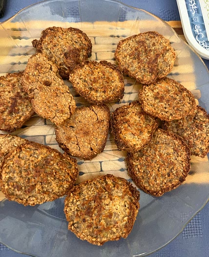 Galletitas de banana y avena