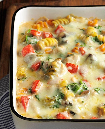 Fontina Chicken & Pasta Bake