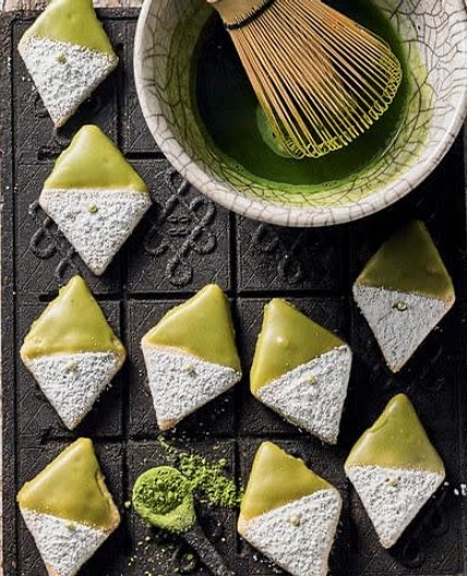 Matcha Butter Cookies