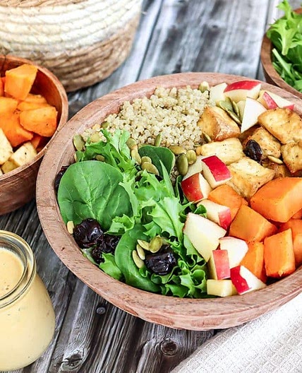 Sweet Potato Tofu Buddha Bowl