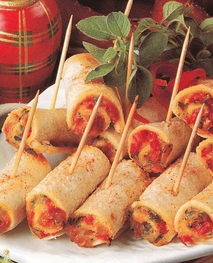 Paprika rolletjes