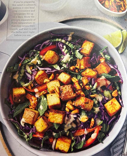 Coconut Slaw with Spicy Peanuts