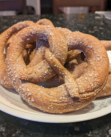 Whole Wheat Hot Pretzels