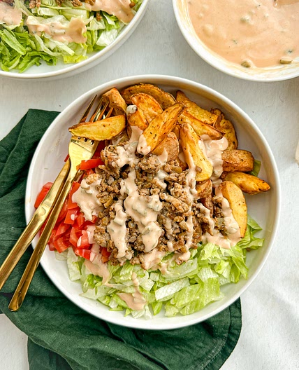 The BEST Burger Bowl Recipe