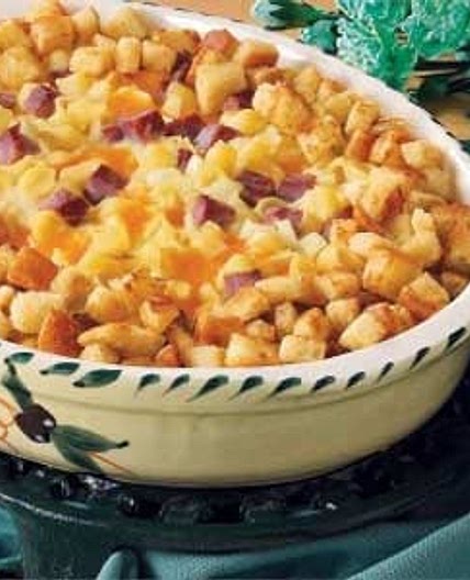 Creamy Corned Beef Bake