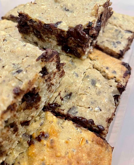 Chickpea Cookie Protein Bars