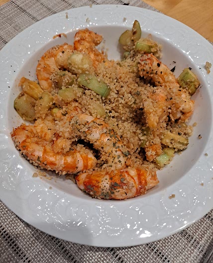 Couscous aux crevettes