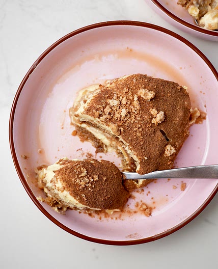 Caramelised apple and cinnamon tiramisù