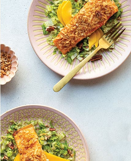 D'licious Honey Mustard Salmon Salad