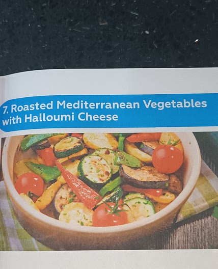 Roasted Mediterranean Vegetables with Halloumi