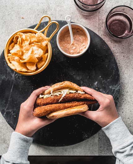 Crispy Fried Fish Sandwich