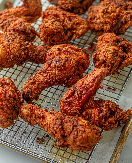 Crispy Soul Food Fried Chicken With Spicy Buttermilk Brine