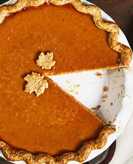 Homemade Fresh Pumpkin Pie