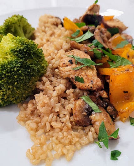 Buttery Baked Brown Rice