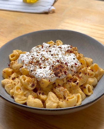Pâtes à la Crème de Butternut & Burrata 🧡