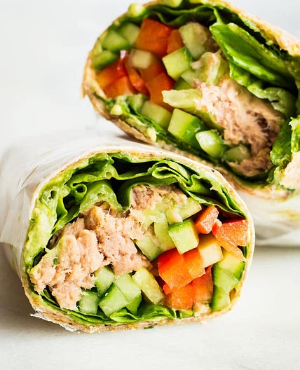 Tuna and Avocado Wrap