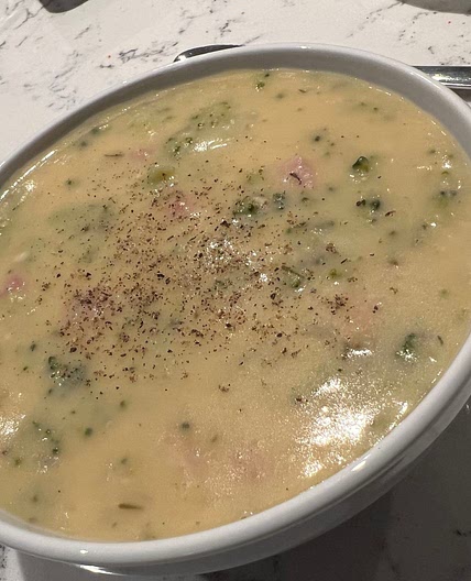 Broccoli Ham and Cheese Soup