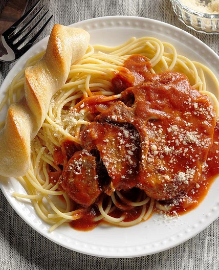 Spaghetti Pork Chops
