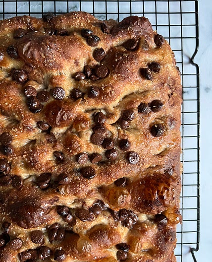 Hot Chocolate Focaccia