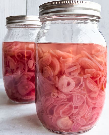 Keto Pickled Shallots