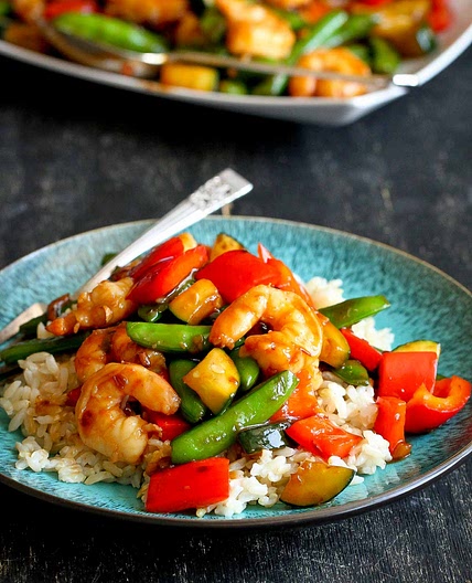 Shrimp and Vegetable Stir-Fry