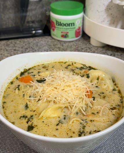 Creamy Chicken Tortellini Soup