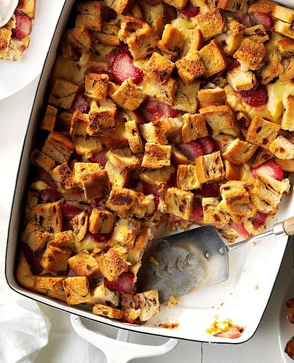 Creamy Strawberry French Toast Bake