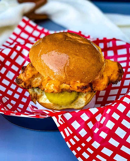 Air Fryer Chicken Sandwich (Chick-fil-A Copycat)