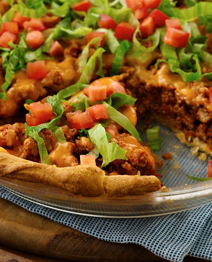 Easy Crescent Taco Bake