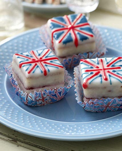 Union Jack Fondant Fancies