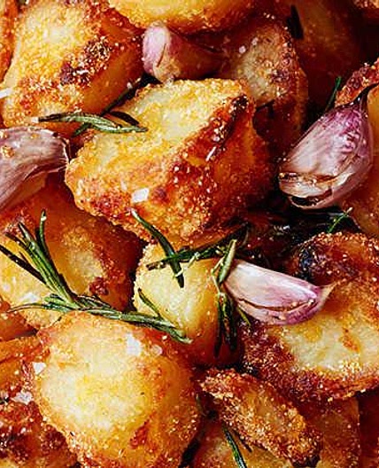 Polenta roast potatoes