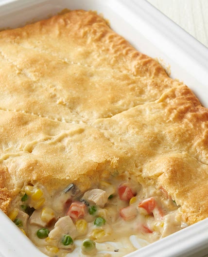 5-Ingredient Chicken Pot Pie Casserole