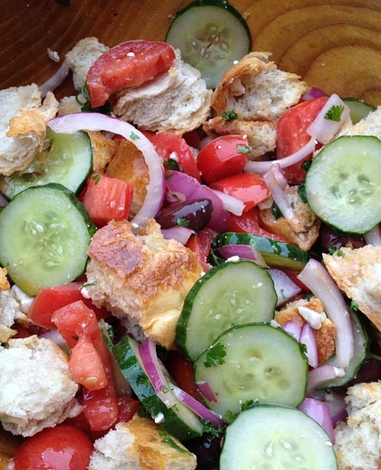 Tomato and Sourdough Bread Salad - David Lebovitz
